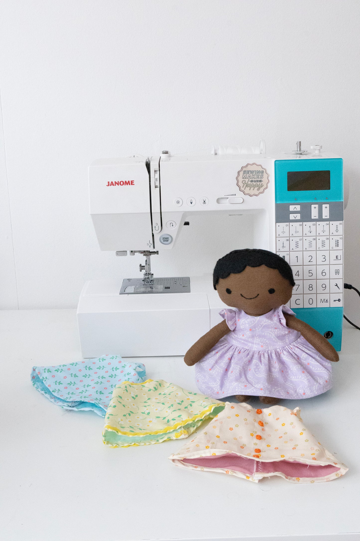 Podgekins Doll Sewing Pattern Dress Version
