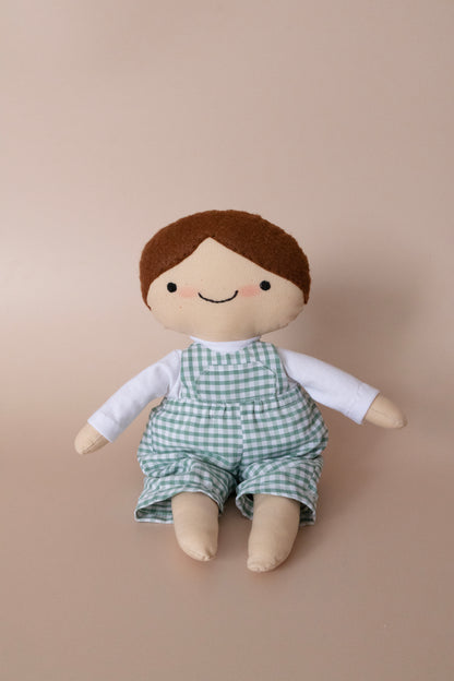 Podgekins Doll Sewing Pattern Dungarees Version