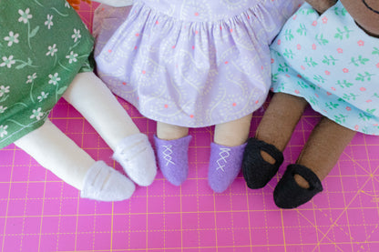 Podgekins Doll Shoes - ADD ON PATTERN